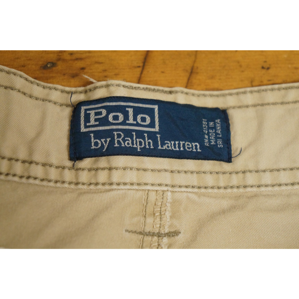 Polo Ralph Lauren Military Cargo Pants 36/32 Beige Paratrooper Army RRL - Picture 13 of 13